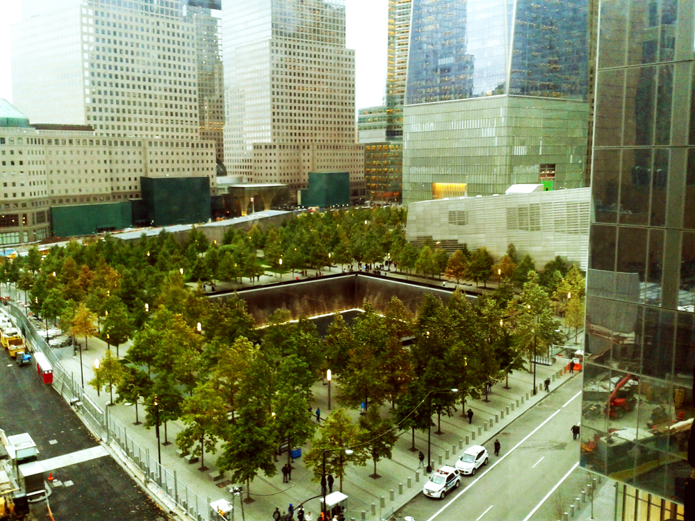 Udsigt til Ground Zero // Foto: Thomas Aaby Berdal ground zero